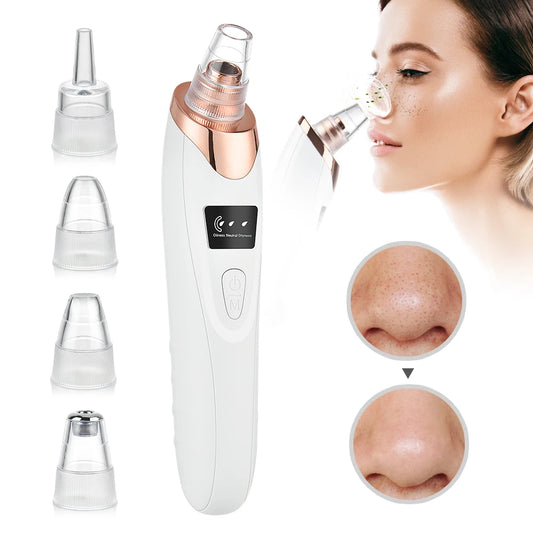 Blackhead Remover Vacuum Acne Pimple Black Spot Suction Electric Facial Pore Cleaner Skincare Exfoliating Beauty Instrument