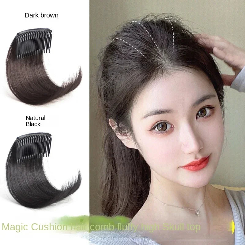 Upgrade Invisible Hair Pads Clip in Hair Piece Seamless Pad Women Girls Hair Extensions Lining Natural Pads Top Cover Braiders