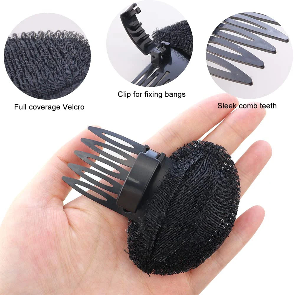 Invisible Fluffy Sponge Hair Clip Front Line Forehead Volume Base Puff Cushion Hair Clips Bun DIY Styling Women Hair Accessory