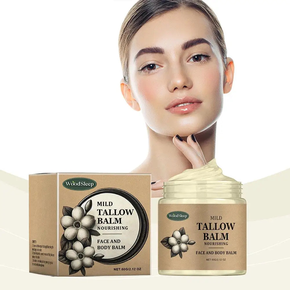 Tallow Honey Balm Moisturizing Nourishing Improve Dryness Face Skin Smooth Body Products Soothing Care Rough Beauty O2T1