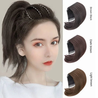 Upgrade Invisible Hair Pads Clip in Hair Piece Seamless Pad Women Girls Hair Extensions Lining Natural Pads Top Cover Braiders