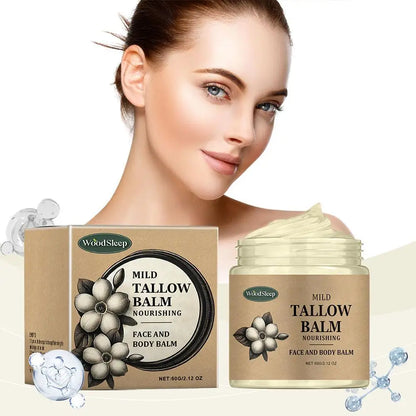 Tallow Honey Balm Moisturizing Nourishing Improve Dryness Face Skin Smooth Body Products Soothing Care Rough Beauty O2T1