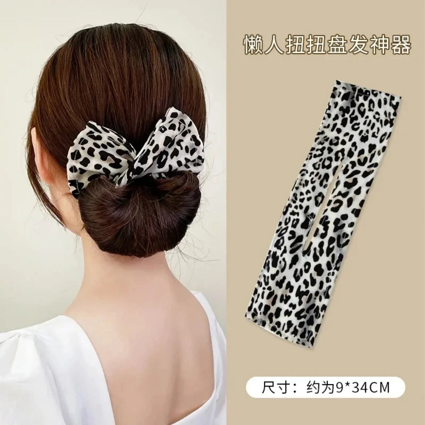 Women's Bow-shaped Hairpin Device Sweet and Lovely Hairpin Fast Hair Bun Hair Styling Tools Braid Hair Accessories