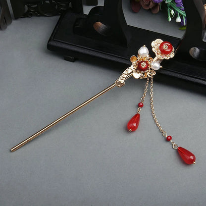 Hanfu Decor Daily Wear Pearls Wedding Hair Comb Hair Pins Bridal Hair Crown good-looking Headband with Flowers For Women Girl