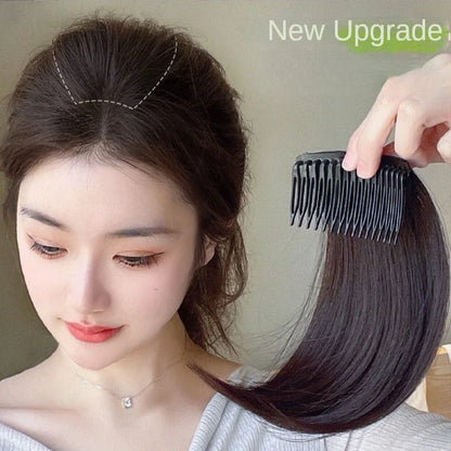 Upgrade Invisible Hair Pads Clip in Hair Piece Seamless Pad Women Girls Hair Extensions Lining Natural Pads Top Cover Braiders